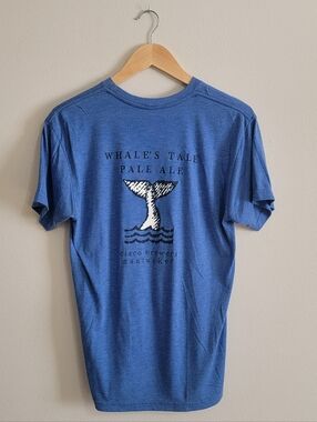 Whale's Tale Pale Ale Graphic Tee - Blue